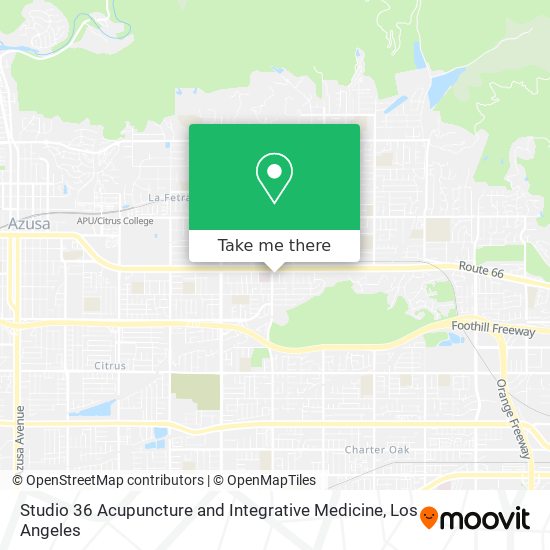Mapa de Studio 36 Acupuncture and Integrative Medicine