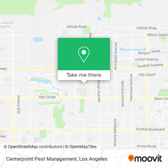 Centerpoint Pest Management map