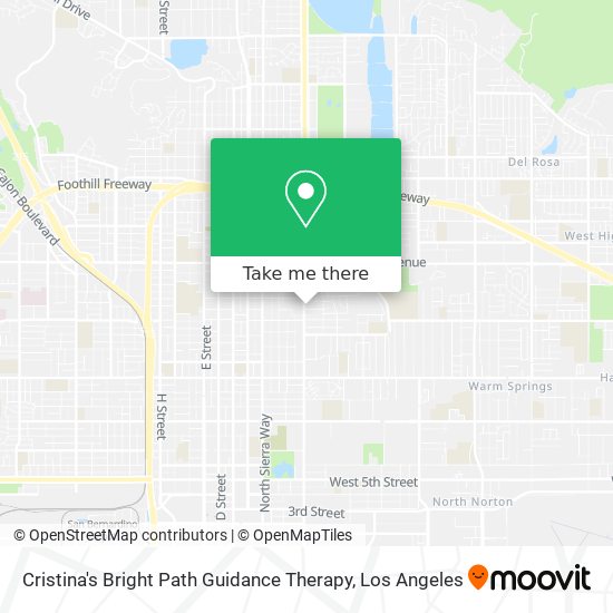 Cristina's Bright Path Guidance Therapy map