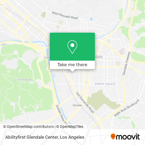 Mapa de Abilityfirst Glendale Center