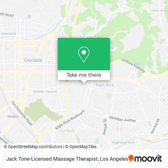 Jack Tone-Licensed Massage Therapist map