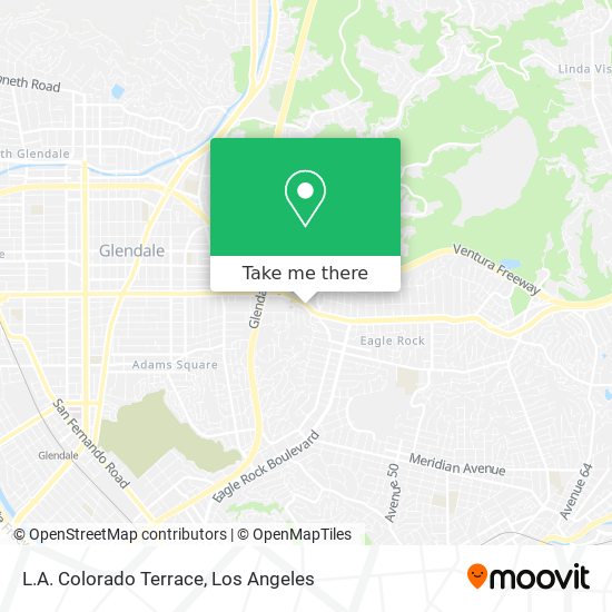 Mapa de L.A. Colorado Terrace