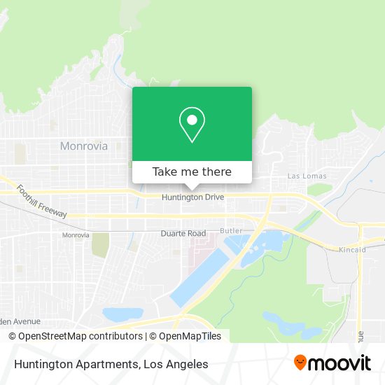 Huntington Apartments map