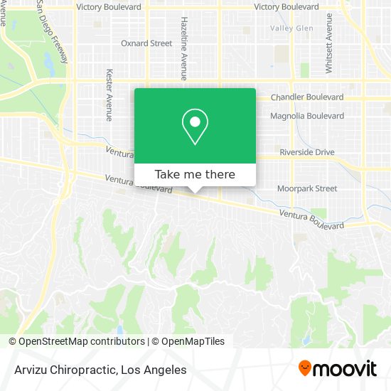 Arvizu Chiropractic map