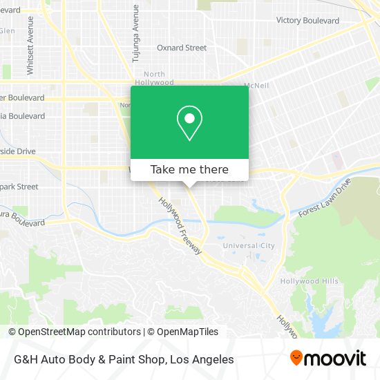 Mapa de G&H Auto Body & Paint Shop
