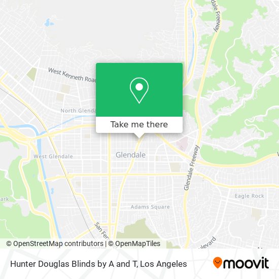 Hunter Douglas Blinds by A and T map