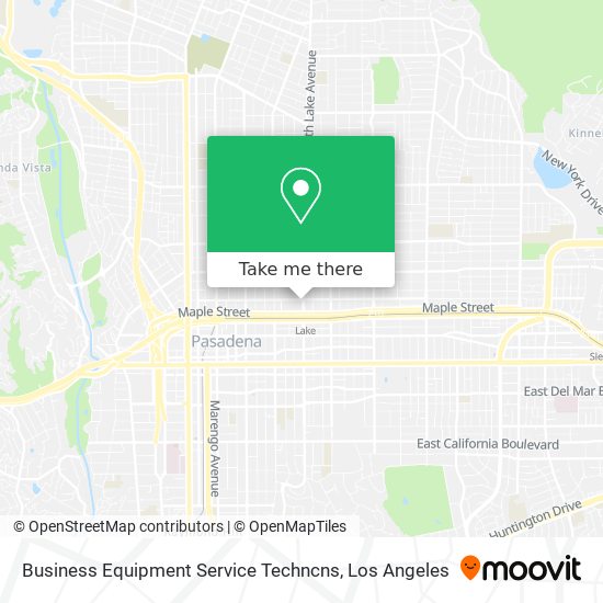 Mapa de Business Equipment Service Techncns