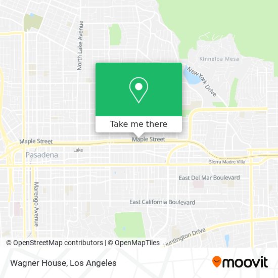 Wagner House map