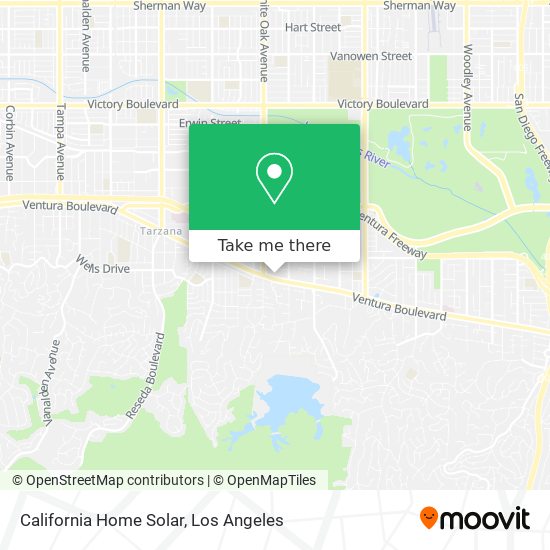 California Home Solar map