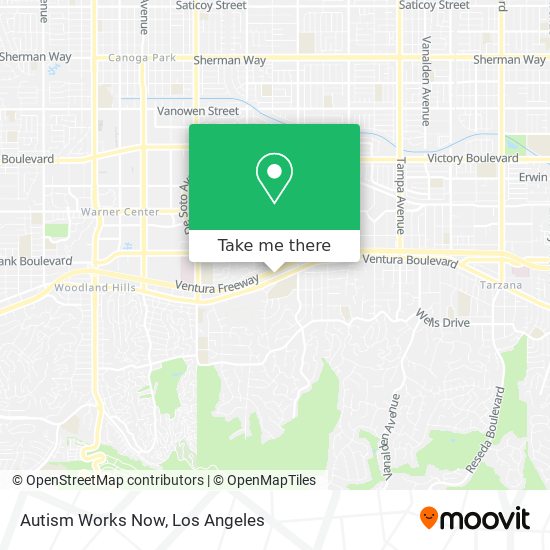 Autism Works Now map