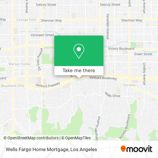 Wells Fargo Home Mortgage map