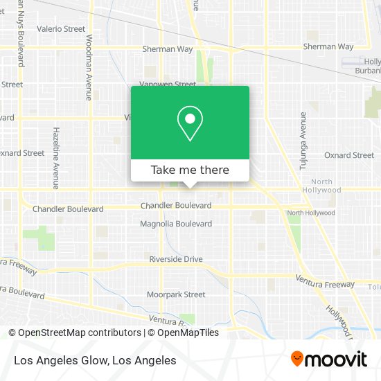 Mapa de Los Angeles Glow