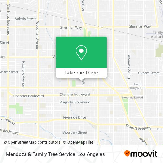 Mendoza & Family Tree Service map