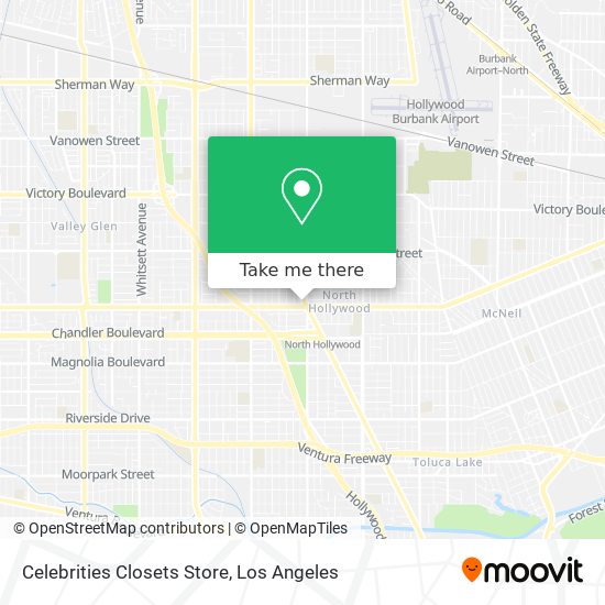 Celebrities Closets Store map