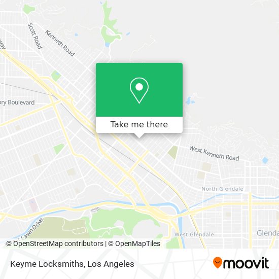 Mapa de Keyme Locksmiths