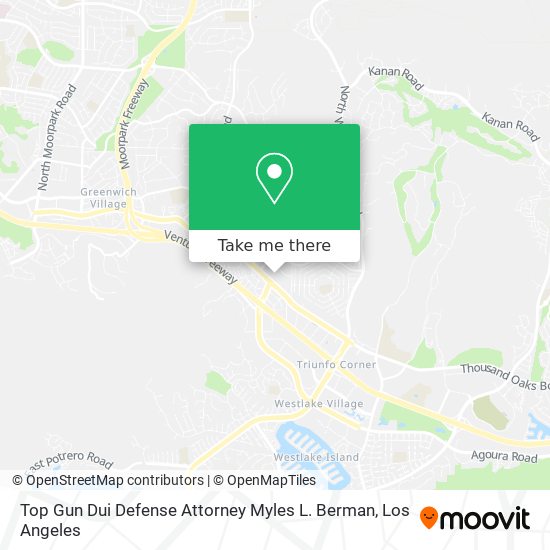 Top Gun Dui Defense Attorney Myles L. Berman map