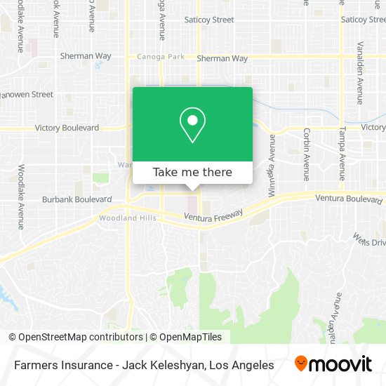 Farmers Insurance - Jack Keleshyan map