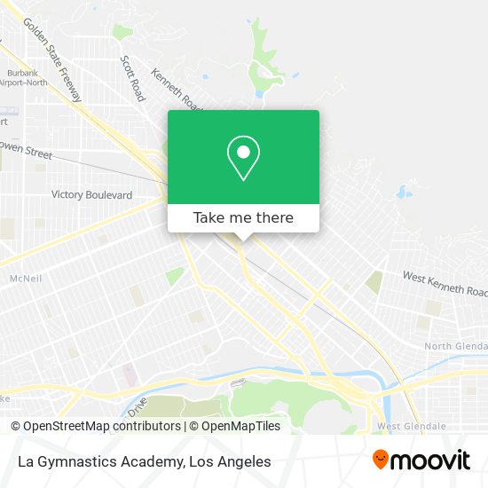 La Gymnastics Academy map