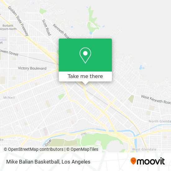 Mike Balian Basketball map