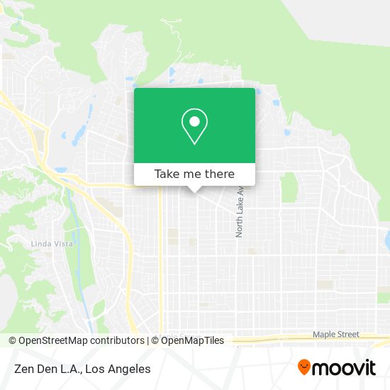 Mapa de Zen Den L.A.