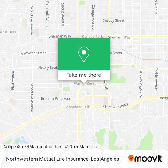 Northwestern Mutual Life Insurance map