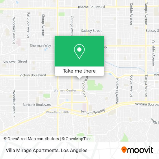 Villa Mirage Apartments map