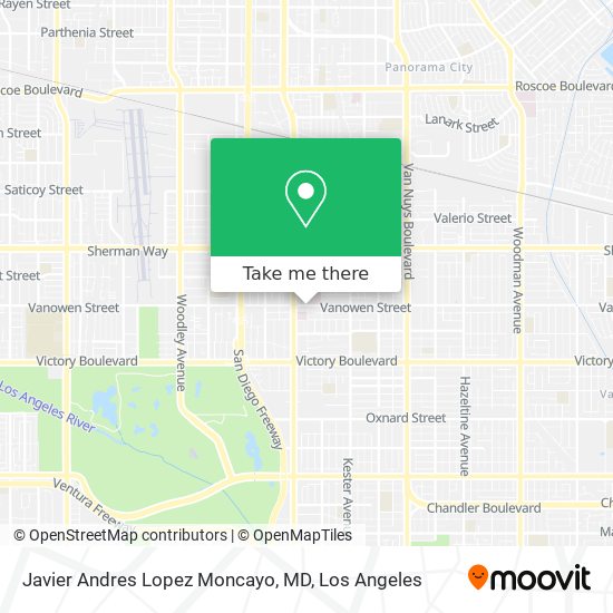 Javier Andres Lopez Moncayo, MD map