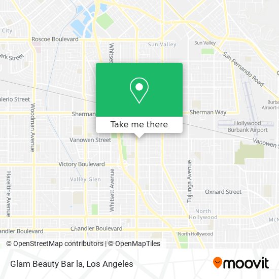 Glam Beauty Bar la map