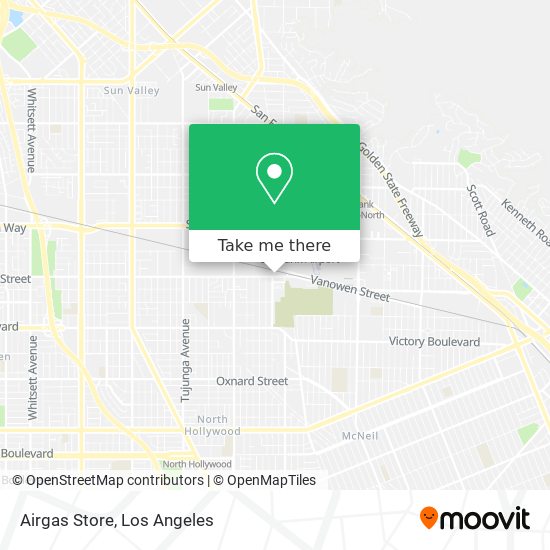 Airgas Store map