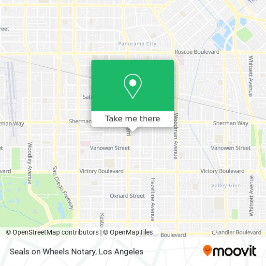 Seals on Wheels Notary map