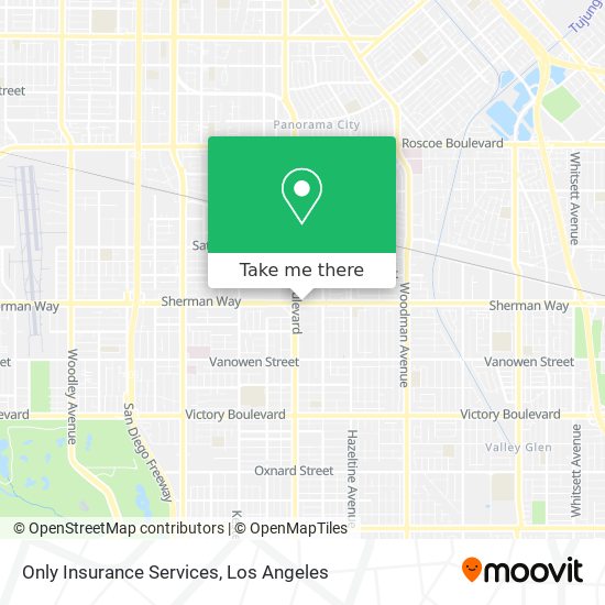 Only Insurance Services map