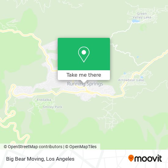 Big Bear Moving map