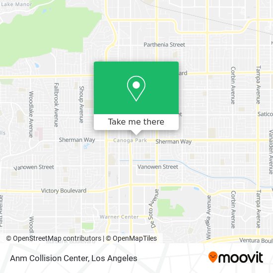 Anm Collision Center map