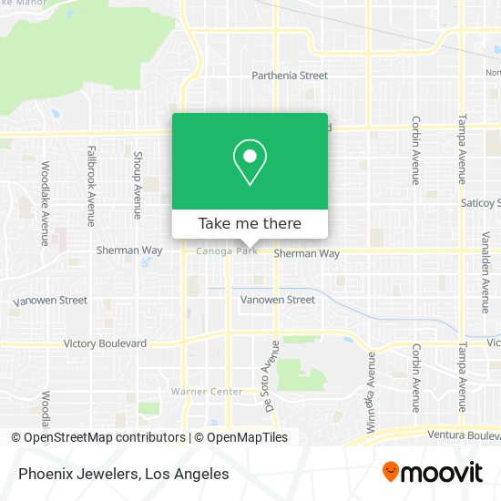 Phoenix Jewelers map