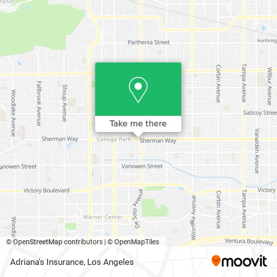 How to get to Adriana's Insurance in Canoga Park, La by Bus?