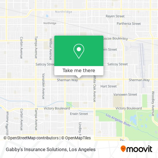 Gabby's Insurance Solutions map