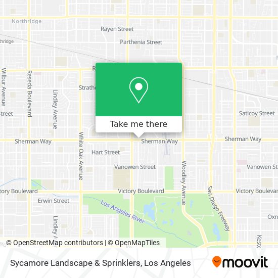 Sycamore Landscape & Sprinklers map