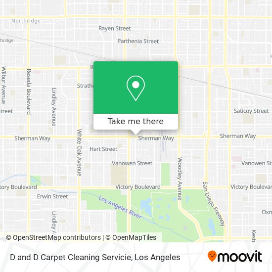 D and D Carpet Cleaning Servicie map