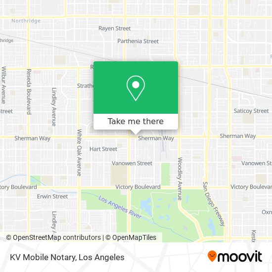 KV Mobile Notary map