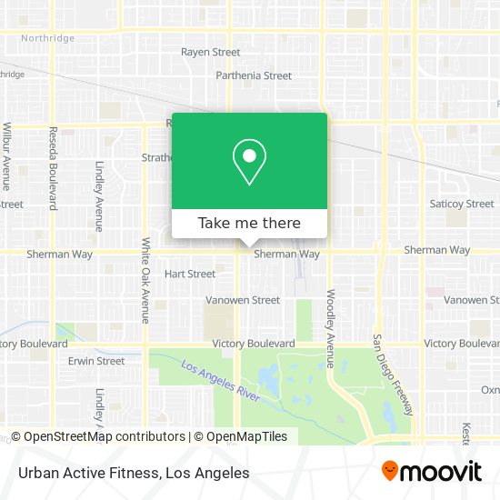 Urban Active Fitness map