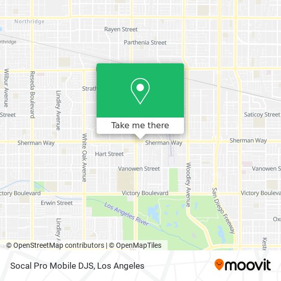Socal Pro Mobile DJS map
