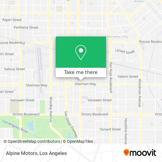 Alpine Motors map