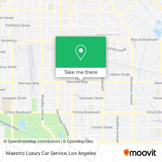 Maestro Luxury Car Service map