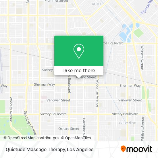 Mapa de Quietude Massage Therapy