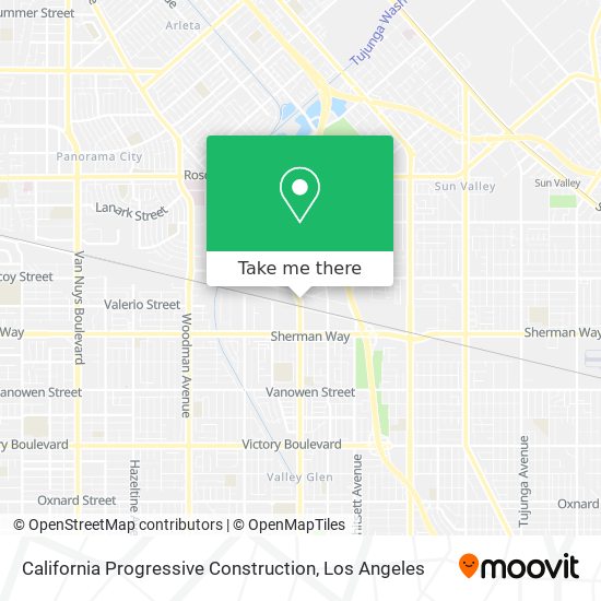 California Progressive Construction map