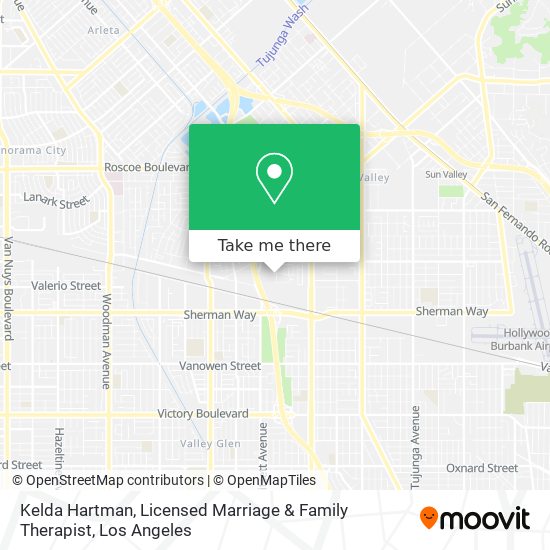 Kelda Hartman, Licensed Marriage & Family Therapist map