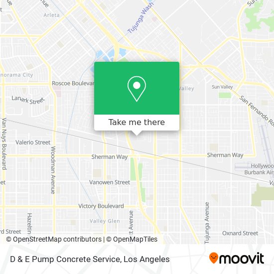 Mapa de D & E Pump Concrete Service