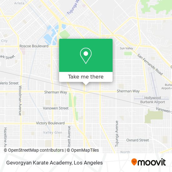 Gevorgyan Karate Academy map