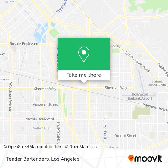 Tender Bartenders map