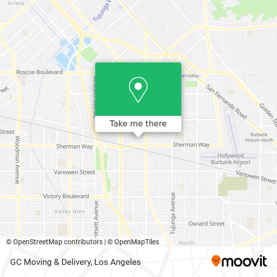 GC Moving & Delivery map